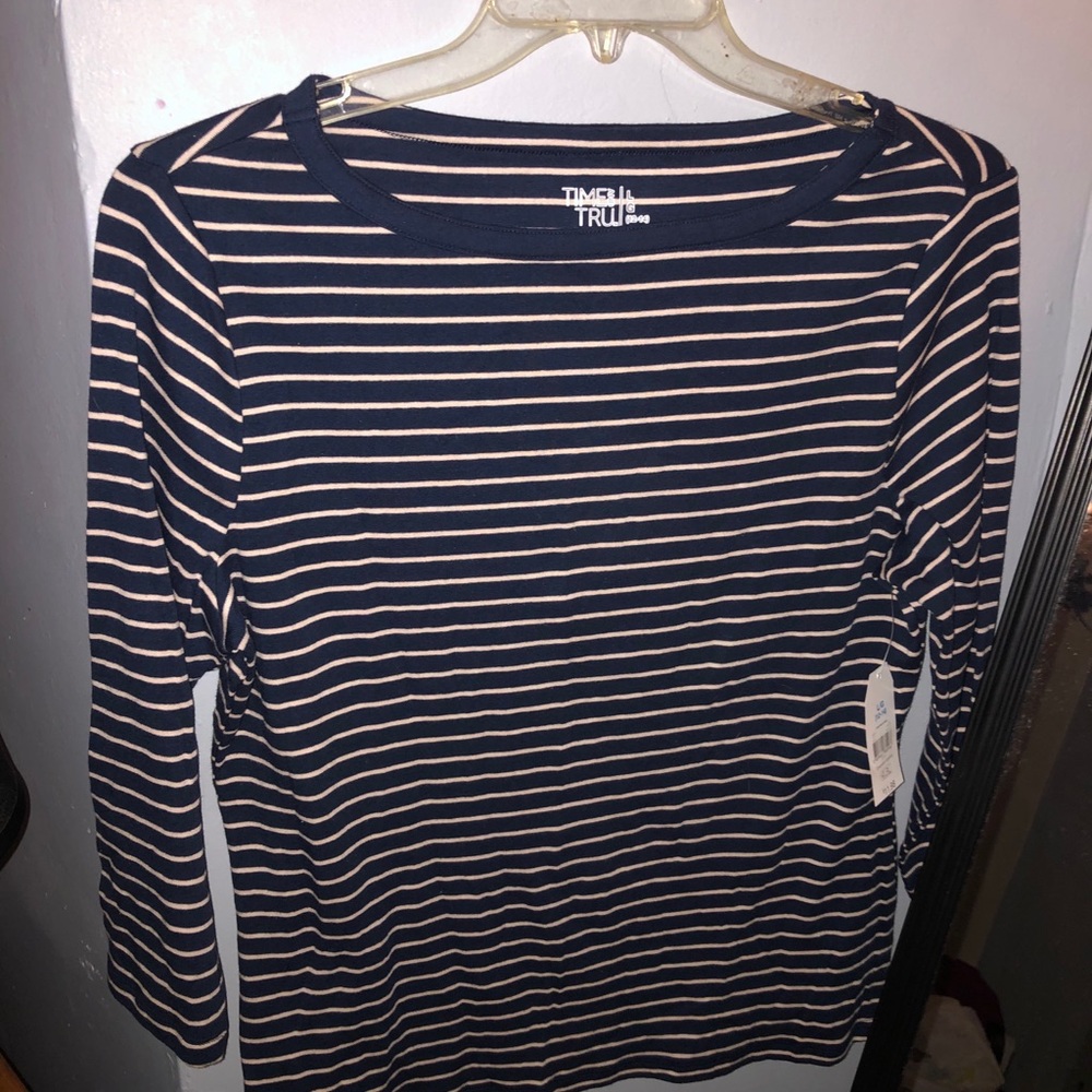 Blue Striped Long Sleeve
